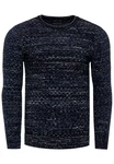 Rusty Neal Strickpullover Dunkelblau/Hellblau