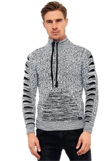 Rusty Neal Strickpullover mit Ausschnitt