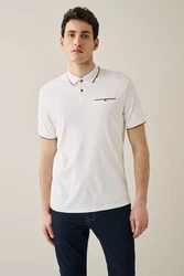 Next Poloshirt Polo-Shirt mit Geoprint 