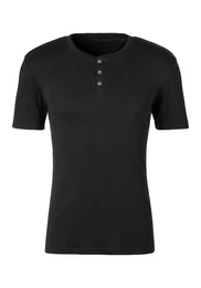 T-Shirt mit aufwendiger Knopfleiste, perfekt als Unterziehshirt
