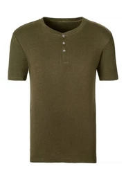 T-Shirt mit aufwendiger Knopfleiste, perfekt als Unterziehshirt