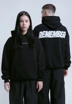 Remember You Will Die Kapuzensweatshirt Remember Hoodie Schwarz/Gelb