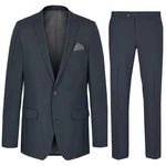 Paul Malone Anzug Herrenanzug modern Businessanzug regular fit (Set, 2-tlg., Sakko mit Hose) (HA43) blau (HA43)