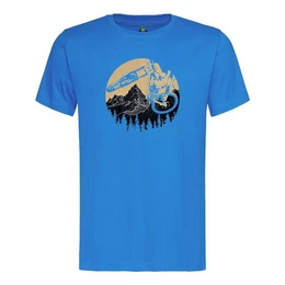 T-Shirt Sevy Remake mit coolem Fahrrad-Print