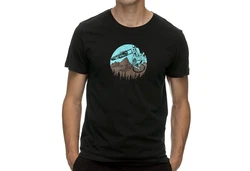 Ragwear T-Shirt Sevy Remake Schwarz/Türkis/Blau/Dunkelgrün