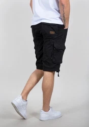 ALPHA INDUSTRIES Shorts 'Jet' Schwarz/Dunkelblau