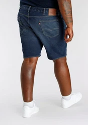 Levi's Jeansbermudas 501 HEMMED SHORTS Dunkelblau/Hellblau/Blau