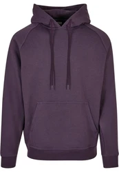 Urban Classics Herren Blank Hoody Kapuzenpullover Lila