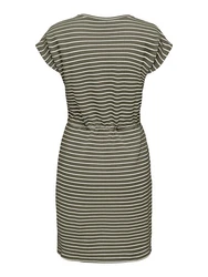 ONLY Relax-fit-Jeans ONLBUBBLE S/S DRESS SWT Dunkelgrün/Khaki