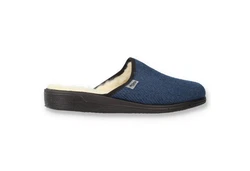 Dr. Orto Holken Pantoffeln Herren Hausschuh Blau/Hellblau/Dunkelblau