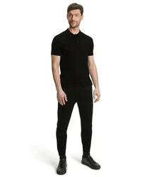 FALKE Poloshirt Schwarz