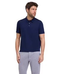 FALKE Poloshirt Dunkelblau/Blau
