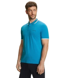FALKE Poloshirt Türkis/Blau/Hellblau
