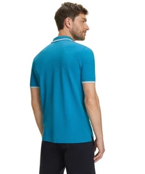 FALKE Poloshirt Türkis/Blau/Hellblau