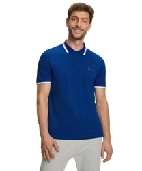 FALKE Poloshirt Blau/Dunkelblau