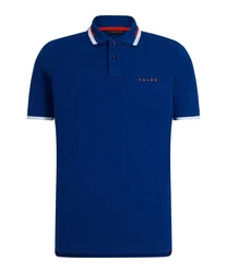 FALKE Poloshirt Blau/Dunkelblau