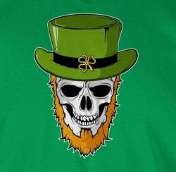 Shirtracer T-Shirt Totenkopf Kleeblatt St. Patricks Day Grün