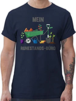 Shirtracer T-Shirt Mein Ruhestands-Bro - Garten Gartenarbeit Grtnern Hobby Outfit Braun/Rot/Dunkelblau/Blau/Beige Shirtracer T-Shirt Mein Ruhestands-Bro - Garten Gartenarbeit Grtnern Hobby Outfit Braun/Rot/Dunkelblau/Blau/Beige