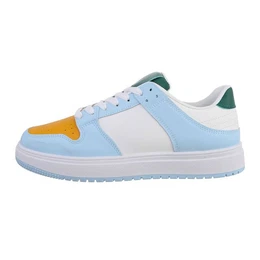 Herren Low-Top Freizeit Sneaker Flach Sneakers in Gelb