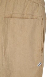 Cleptomanicx Shorts Steezy Linen Khaki/Beige