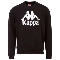 Kappa Rundhalspullover Retro Sweatshirt Rot/Schwarz/Braun