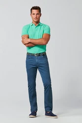 MEYER Chinohose Blau