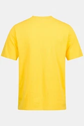 JP1880 T-Shirt Henley Basic Knopfleiste Gelb