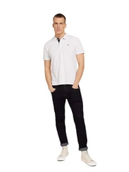 TOM TAILOR Poloshirt Grau/Creme/Weiß/Khaki