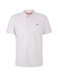TOM TAILOR Poloshirt Grau/Creme/Weiß/Khaki