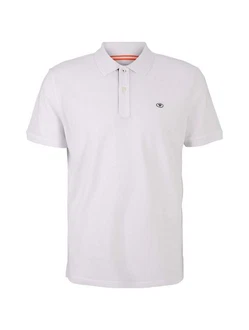 TOM TAILOR Poloshirt Grau/Creme/Weiß/Khaki TOM TAILOR Poloshirt Grau/Creme/Weiß/Khaki