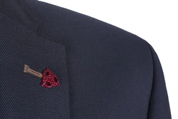 Roy Robson Sakko Slim-Fit Baukasten Dunkelblau/Hellblau/Blau