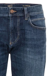 camel active 5-Pocket Jeans Regular Fit Dunkelblau/Blau/Hellblau