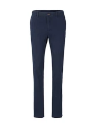 TOM TAILOR Chinohose Slim Fit Dunkelblau/Blau/Hellblau