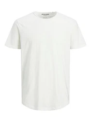 JACK & JONES T-Shirt 'Basher' Weiß/Creme/Khaki/Grau