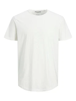 JACK & JONES T-Shirt 'Basher' Weiß/Creme/Khaki/Grau
