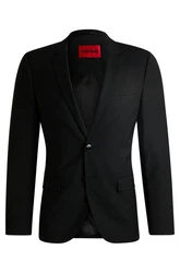 HUGO Sakko Slim Fit Sakko Schwarz