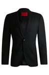HUGO Sakko Slim Fit Sakko Schwarz