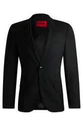 HUGO Sakko Slim Fit Sakko Schwarz