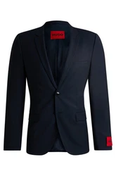 HUGO Sakko Slim Fit Sakko Dunkelblau