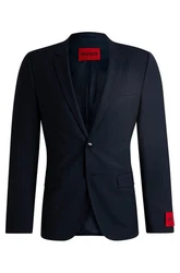 HUGO Sakko Slim Fit Sakko Dunkelblau