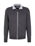 TOM TAILOR Sweatshirt Dunkelgrau/Grau/Dunkelblau