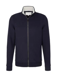 TOM TAILOR Sweatshirt navy/wei