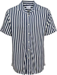 Only & Sons Hemd 'Wayne' Dunkelblau/Blau/Hellblau