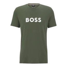T-Shirt T-Shirt RN mit groem Markenprint auf der Brust