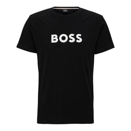 T-Shirt T-Shirt RN mit groem Markenprint auf der Brust