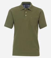 Redmond Poloshirt Piqu Polo-Shirt Dunkelgrün/Grün