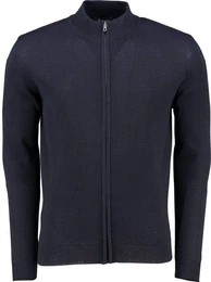 Strickjacke MAERZ Strickjacke blau aus Schurwolle