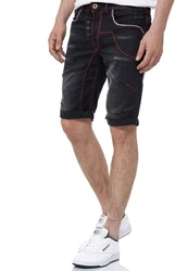 Rusty Neal Shorts Ruben Schwarz/Rot/Dunkelblau