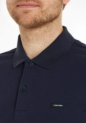 Calvin Klein Poloshirt mit Logo auf der Brust Dunkelblau/Blau