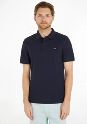 Calvin Klein Poloshirt mit Logo auf der Brust Dunkelblau/Blau